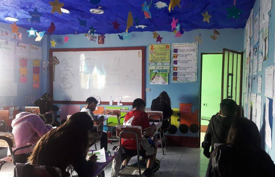 Second term exams at the foundation manos amigas guatemala